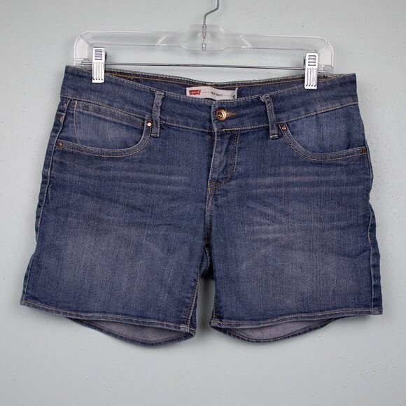 Levi's midi jean shorts-7 - Picture 1 of 3